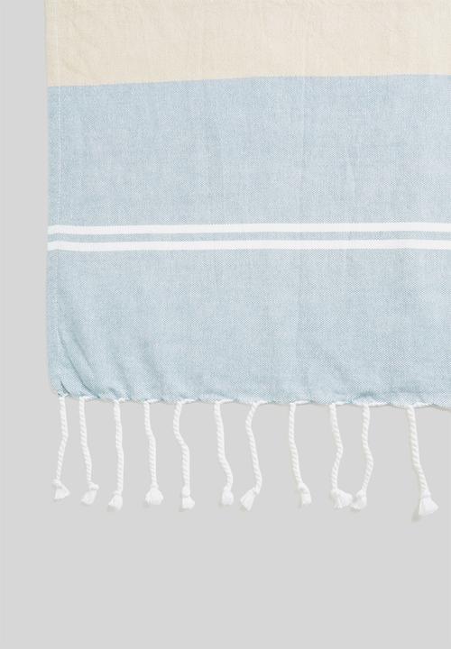 Linen House - Hammam towel - freshwater blue