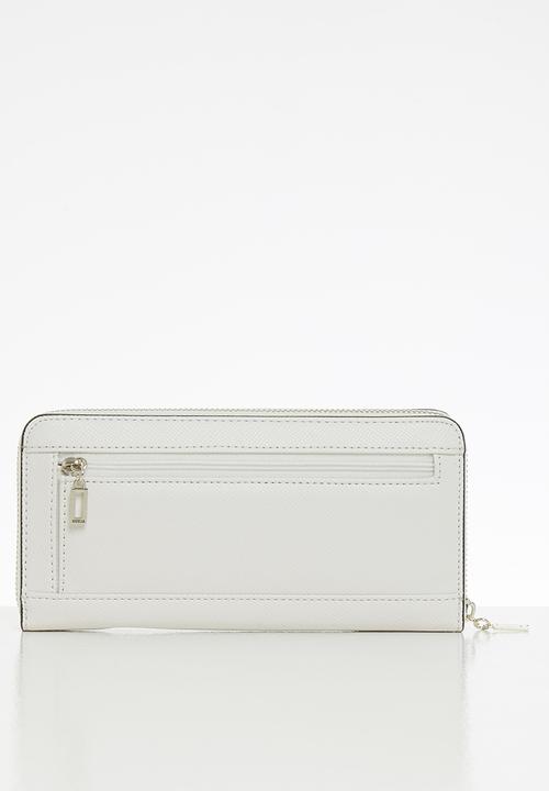 GUESS - Katey slg large zip around - stone