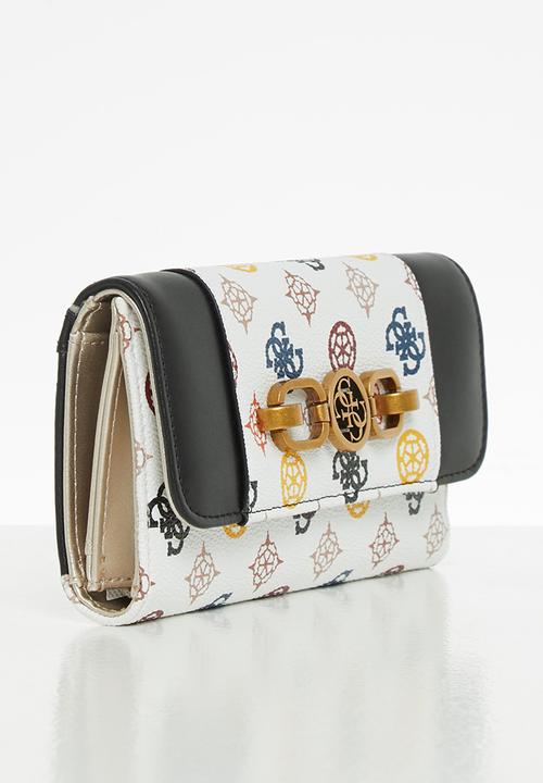 GUESS - Noelle slg multi clutch - white