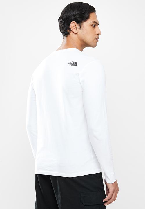 The North Face - Long sleeve simple dome tee - white