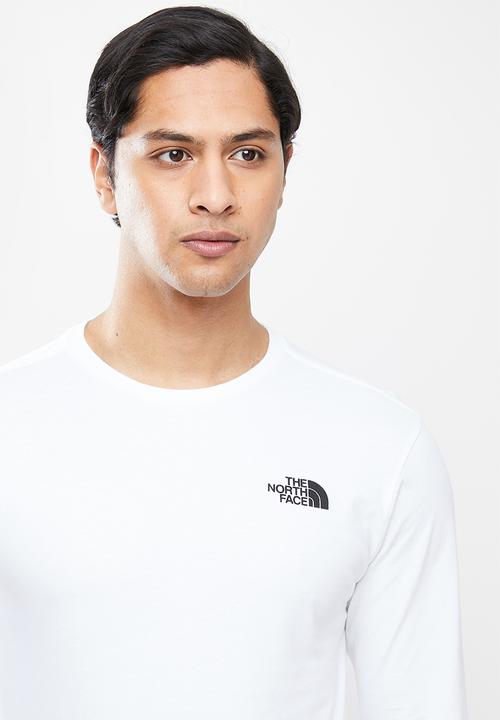 The North Face - Long sleeve simple dome tee - white