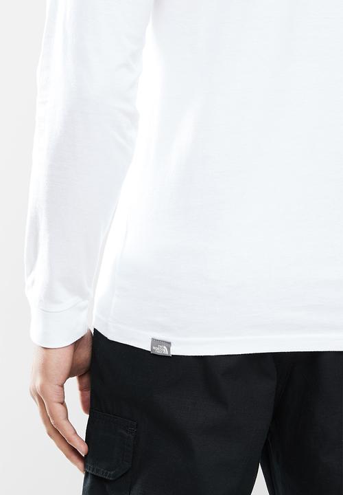The North Face - Long sleeve simple dome tee - white
