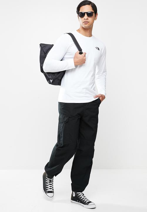 The North Face - Long sleeve simple dome tee - white