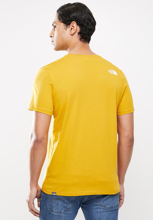 The North Face - Short sleeve simple dome tee - yellow