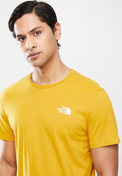 The North Face - Short sleeve simple dome tee - yellow
