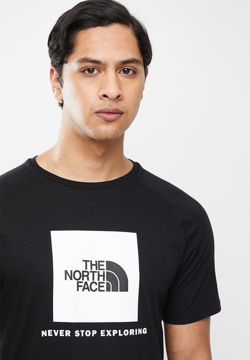 The North Face - Raglan short sleeve redbox tee - black