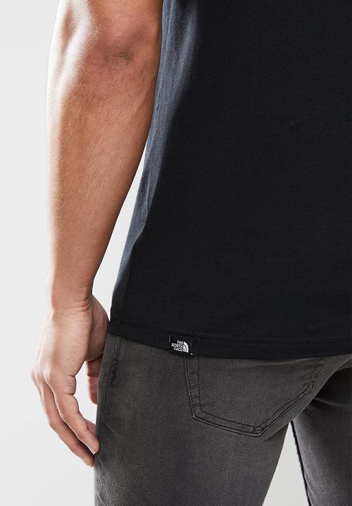 The North Face - Raglan short sleeve redbox tee - black