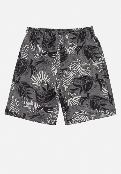 Quimby - Legend tee & shorts set - white & grey 
