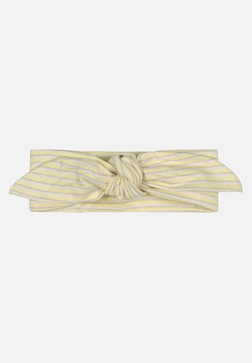 Quimby - Girls playsuit & headband set - yellow