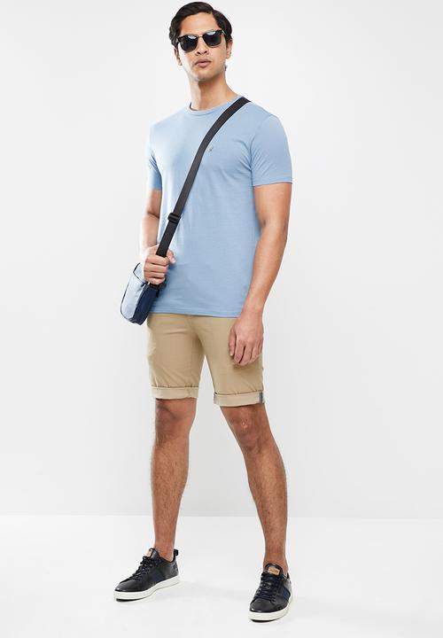 POLO - Lucas short sleeve tee - light blue