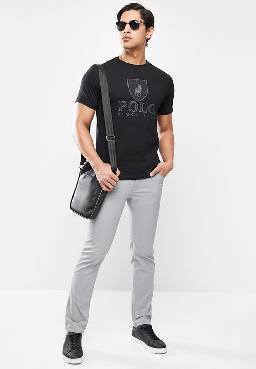 POLO - Cory crest short sleeve tee - black