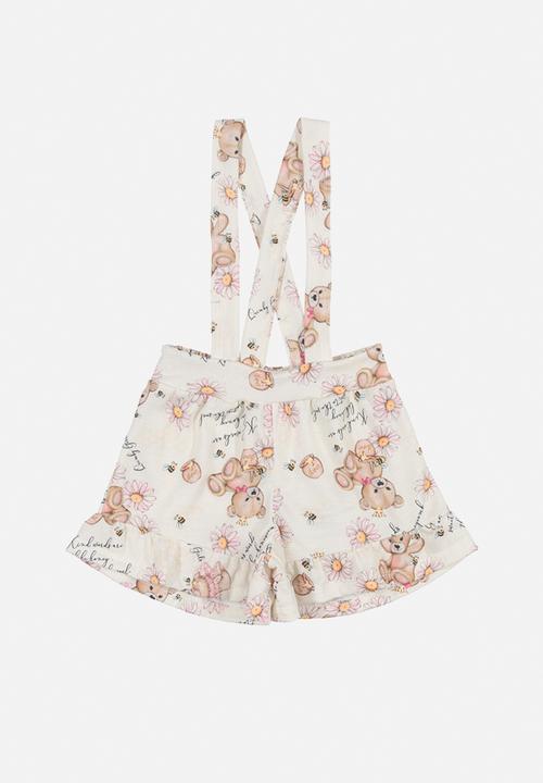 Quimby - Baby bodysuit & pinafore set - off white
