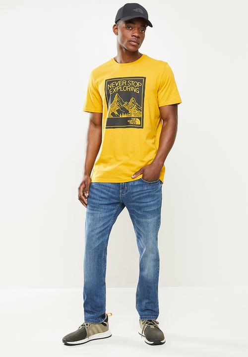 The North Face - Graphic play tee - yellow