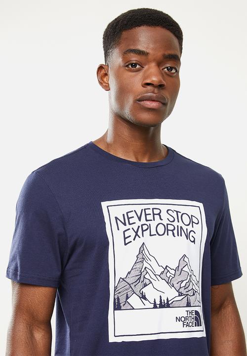 The North Face - Graphic play tee - navy