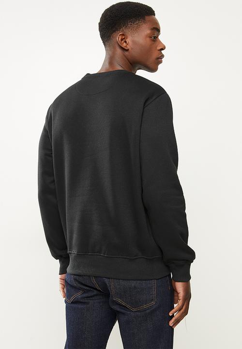 Lonsdale - Basic crew sweater - black