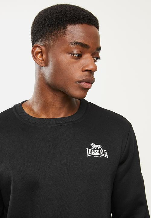 Lonsdale - Basic crew sweater - black