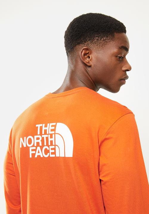 The North Face - Long sleeve easy tee - burnt orange