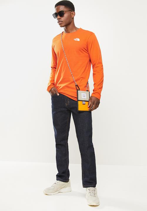 The North Face - Long sleeve easy tee - burnt orange