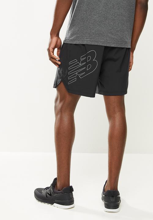 New Balance  - Tenacity 7in short print - black