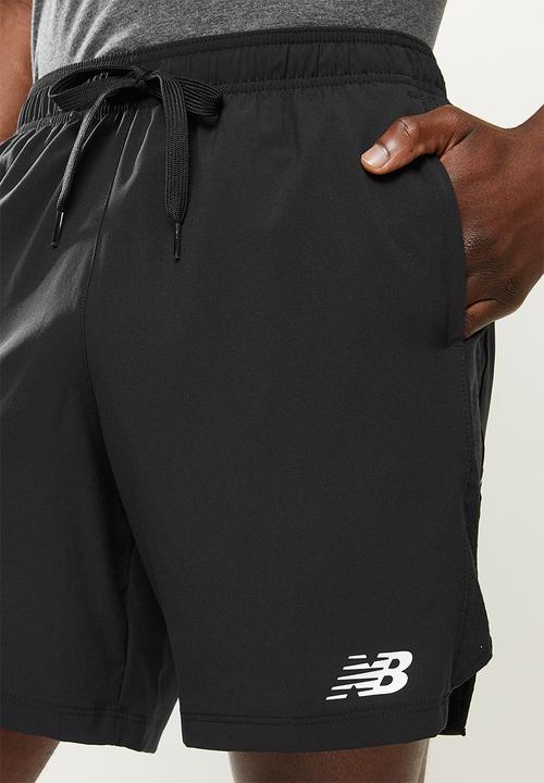 New Balance  - Tenacity 7in short print - black
