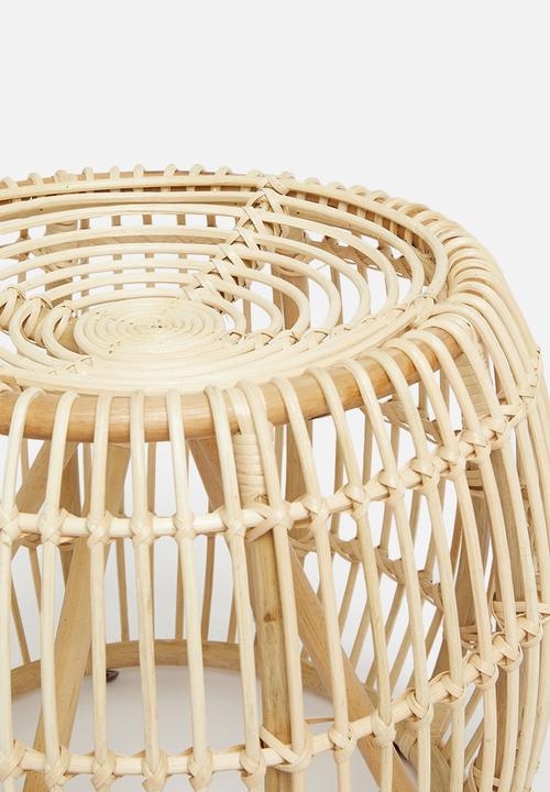 Sixth Floor - Coco rattan stool - natural
