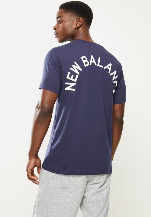 New Balance  - Nb classics core arch tee - navy