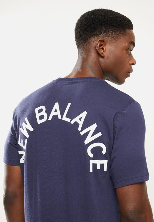 New Balance  - Nb classics core arch tee - navy