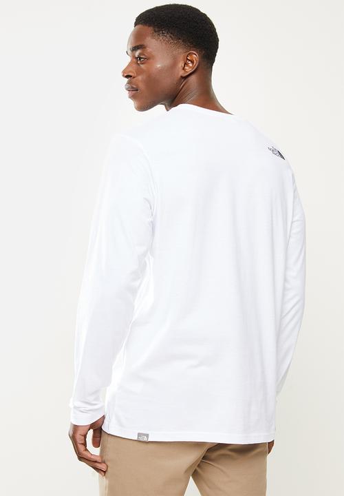 The North Face - Fine long sleeve tee - white