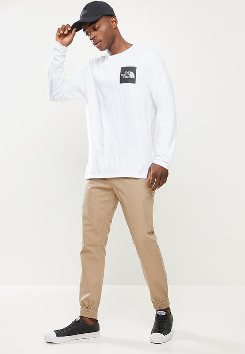 The North Face - Fine long sleeve tee - white