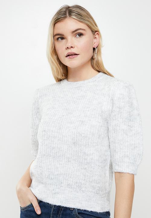 Cotton On - Short sleeve multi pullover - grey 