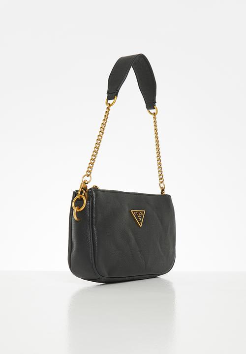 GUESS - Destiny top zip shoulder - black