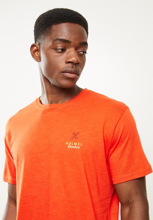 Holmes Bro's - Holmes box short sleeve tee - orange 