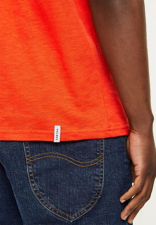 Holmes Bro's - Holmes box short sleeve tee - orange 