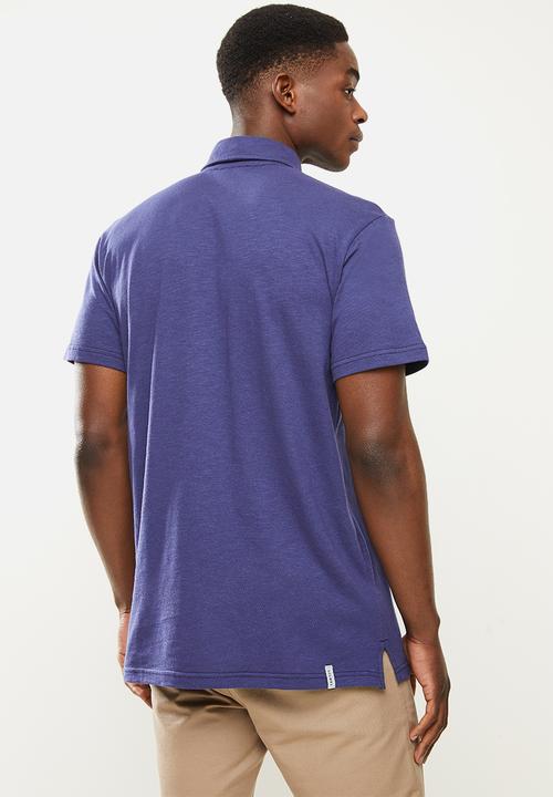 Holmes Bro's - Flag polo - navy