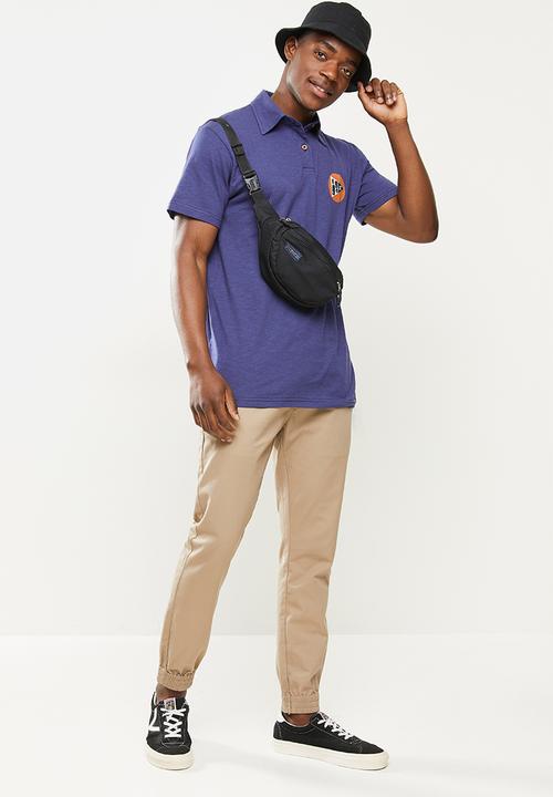 Holmes Bro's - Flag polo - navy