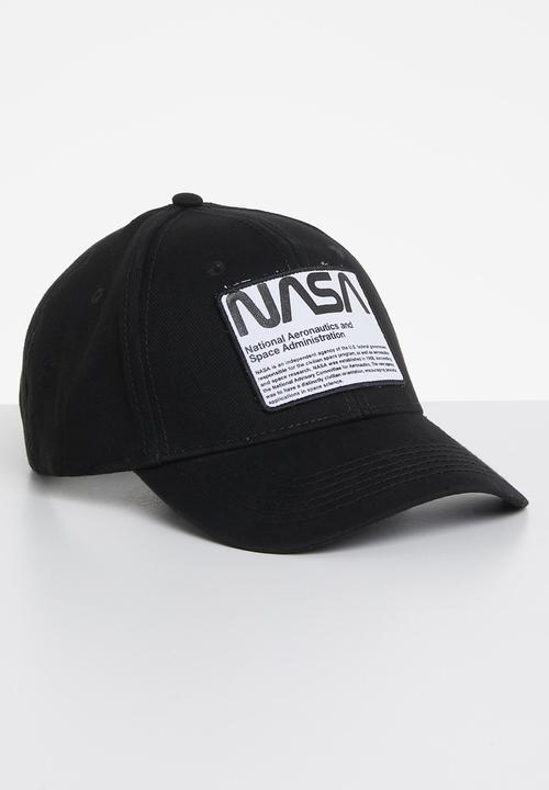 Superbalist - Nasa logo peak cap - black