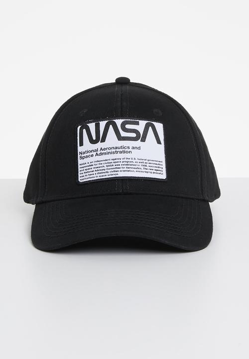 Superbalist - Nasa logo peak cap - black