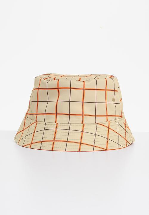 Superbalist - Reversible bucket hat - orange & beige