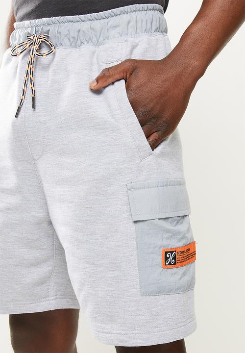 Holmes Bro's - Cargo fleece short - grey