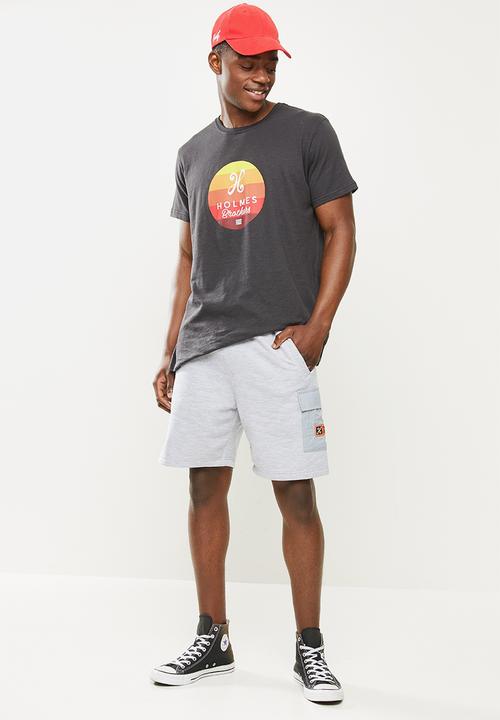 Holmes Bro's - Cargo fleece short - grey