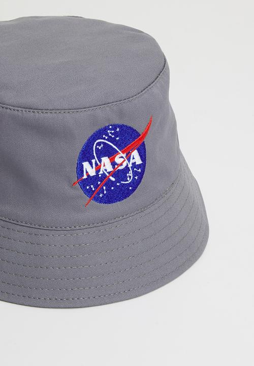 Superbalist - Nasa worm logo bucket hat - grey