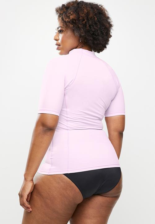 Lizzy - Plus aylin short sleeve rashie - lilac