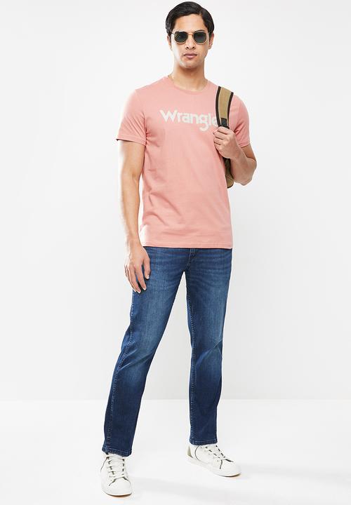 Wrangler - Greensboro regular tapered jeans - blue