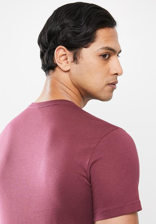 adidas Performance - V-neck tee - victory crimson