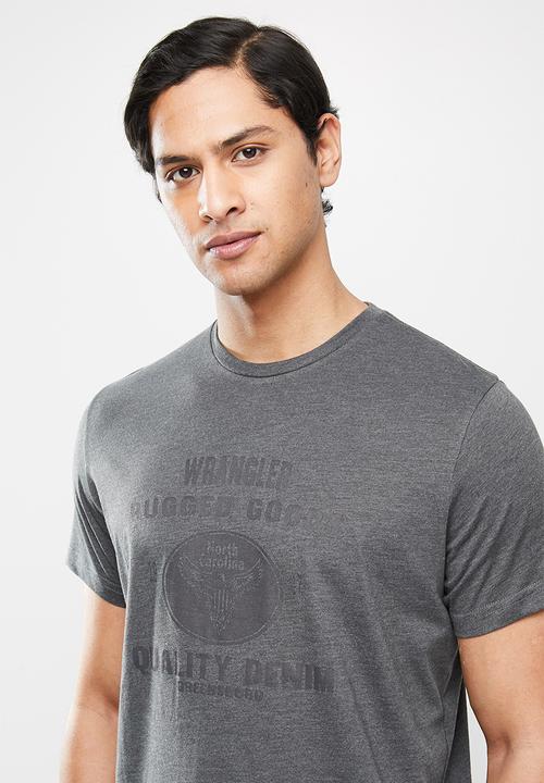 Wrangler - Rugged goods t - dark grey