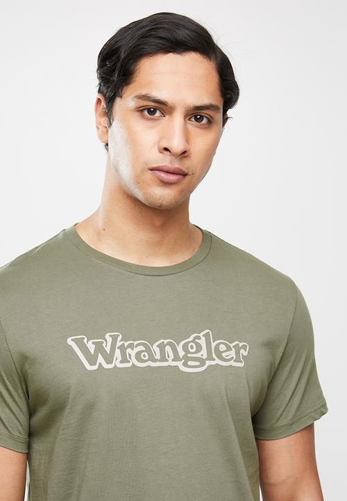 Wrangler - Bubble gum t - olive