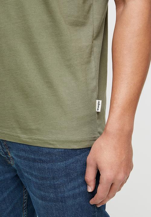 Wrangler - Bubble gum t - olive