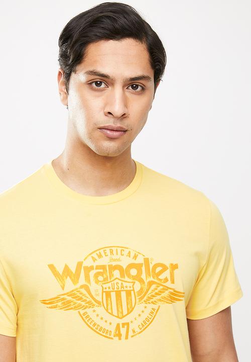Wrangler - Fly america t - yellow