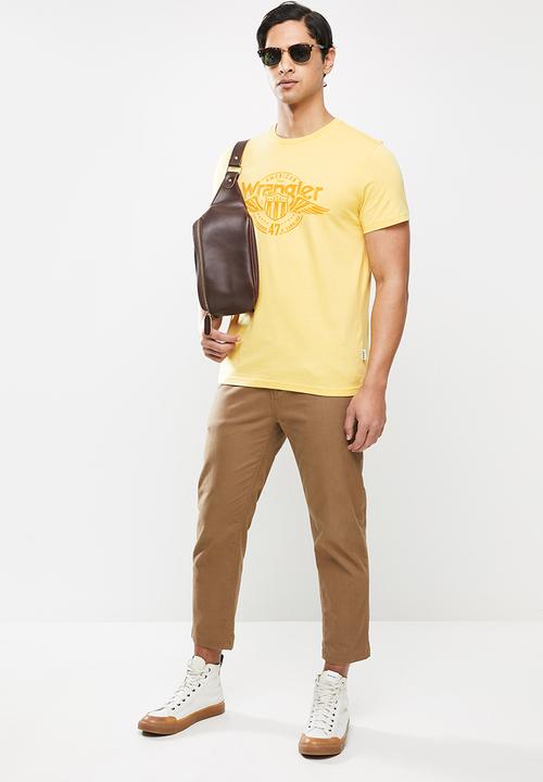 Wrangler - Fly america t - yellow
