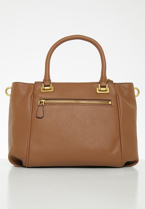 GUESS - Destiny status satchel - cognac
